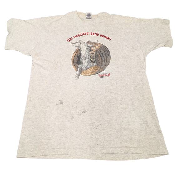 Fruit of the Loom Tops - Vintage Fruit of the Loom Streetwear Graphic Tee | Unisex XXL